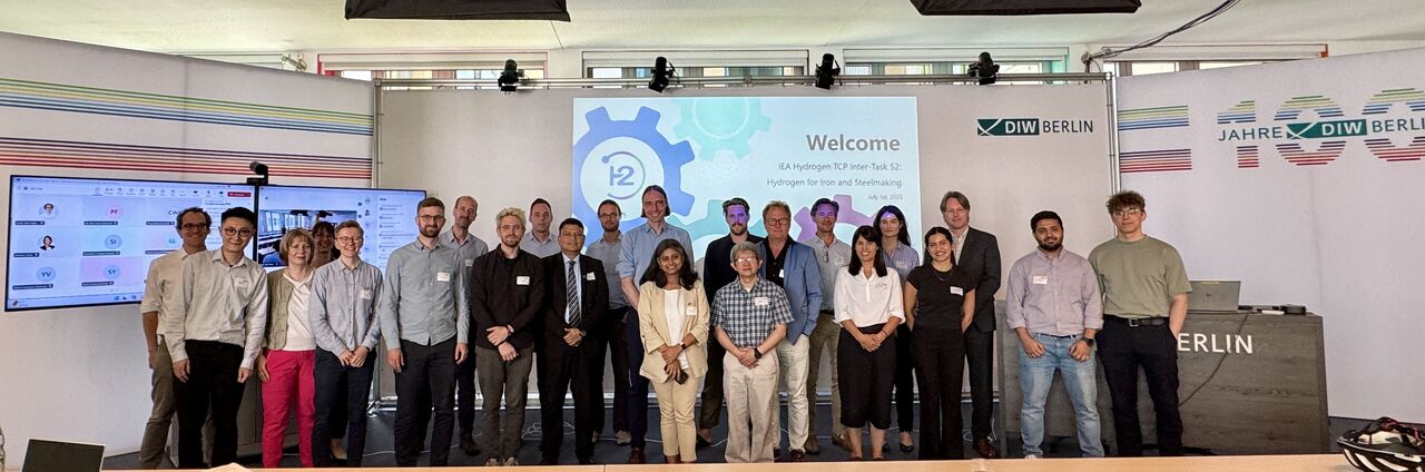 Participants at the Task 52 scoping workshop, DIW Berlin.