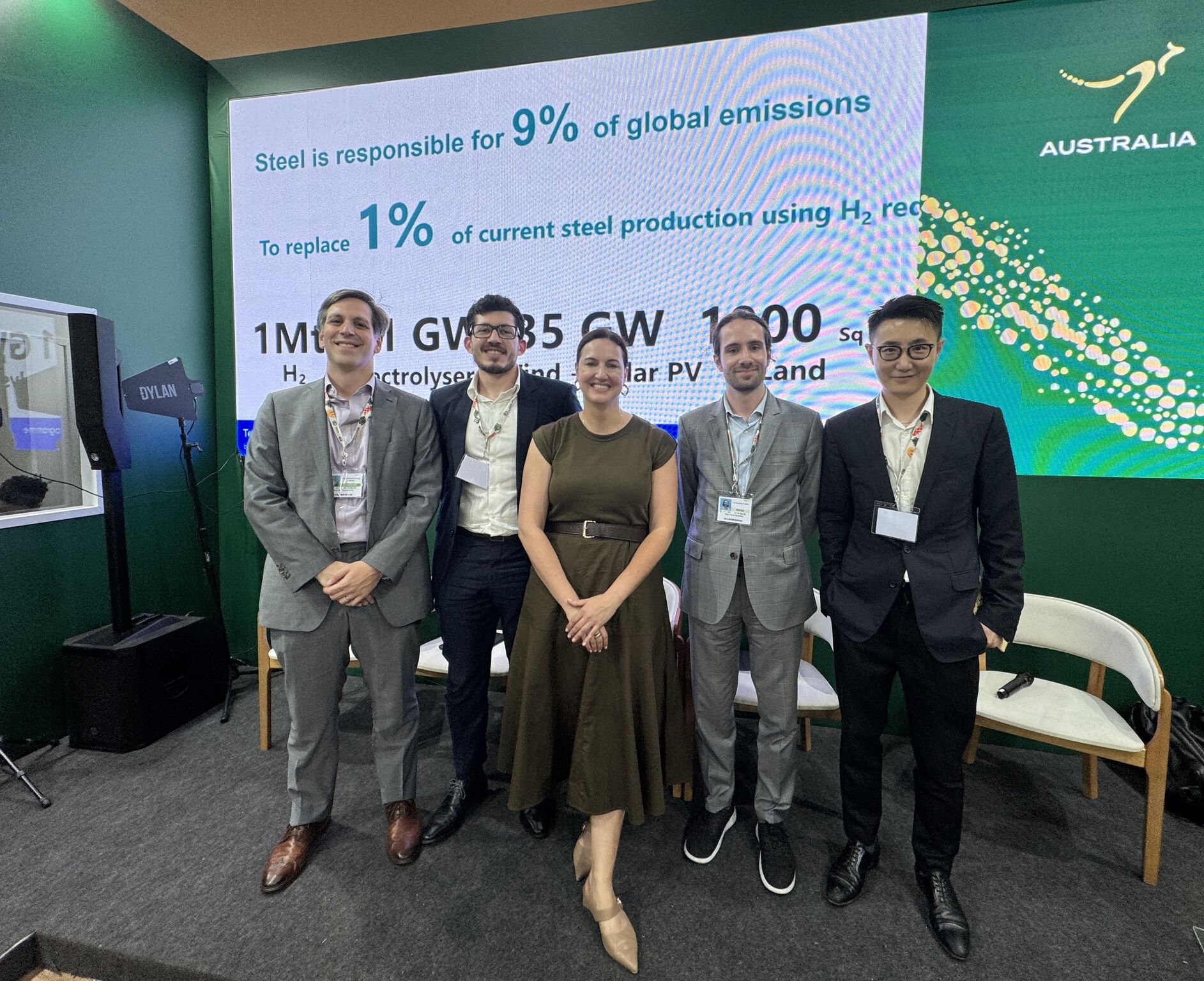 Task 52 soft-launch panel at the Australian Pavilion, COP30, Belém.